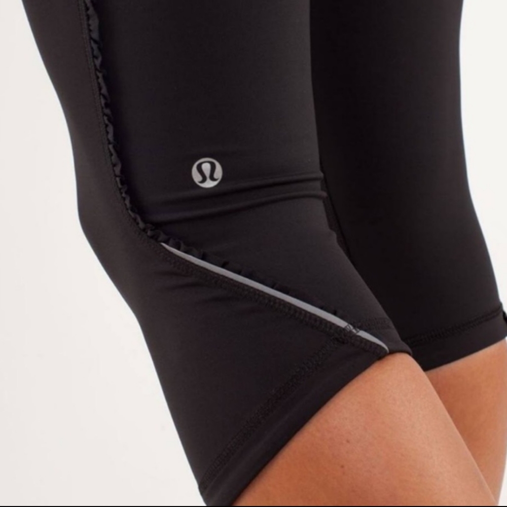 Lululemon Fast and Free Crop Leggings Black
